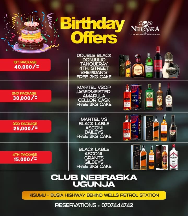 NEB Birthday Packages